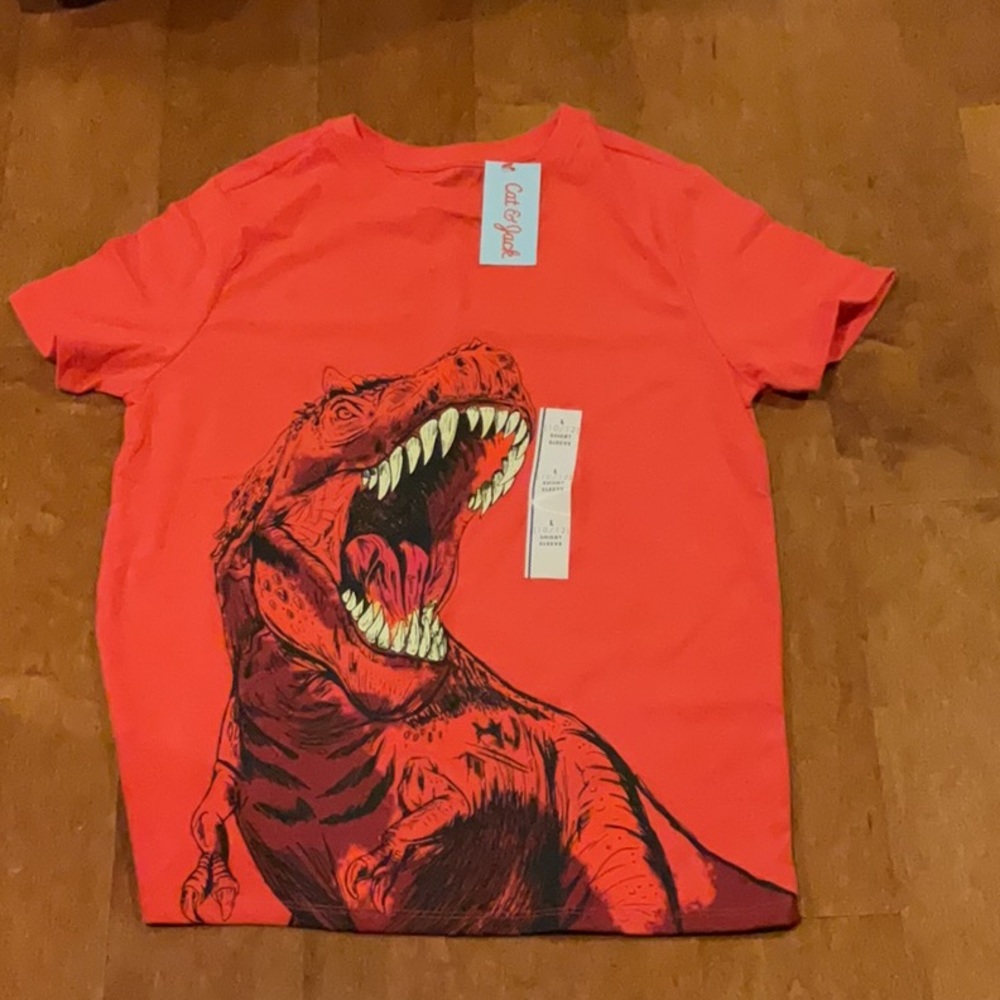 Red dinosaur shirt brand new